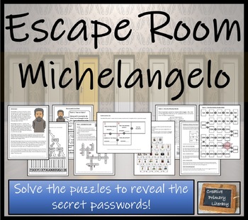 Preview of Michelangelo Escape Room Activity