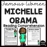 Michelle Obama Reading Comprehension Passage Famous Women 