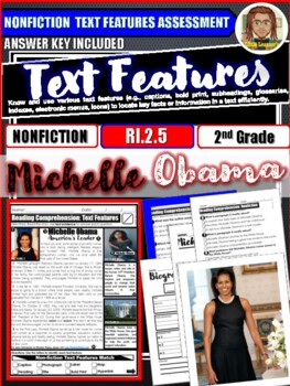 Preview of Michelle Obama | Black History | Women's History Month | Reading Comprehension