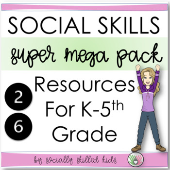 Preview of Social Skills SUPER MEGA PACK - 26 Social Skills Resources For K-5th Grade