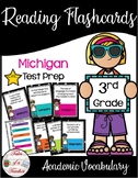 Michigan 3rd Grade Reading Academic Vocabulary Flash Cards