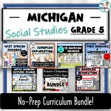 Michigan 5th Grade Social Studies: Curriculum Bundle! (No-