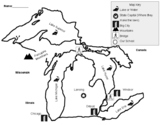 Michigan/ Great Lakes Child-Friendly Map