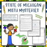 Michigan Math Mysteries Worksheets Engaging Word Problems