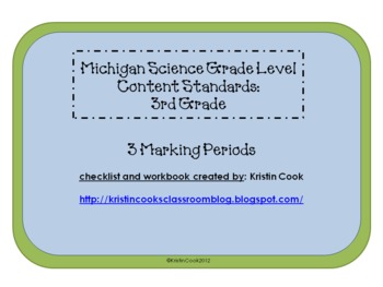 Preview of Michigan Science Grade Level Content Standards for 3rd Grade!