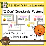 Michigan Social Studies Standards - First Grade Posters
