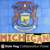 Michigan State Flag Collaboration Poster