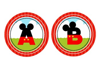 Preview of Mickey Mouse Clubhouse Alphabets A-Z