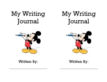 mickey mouse writing