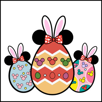 Preview of Mickey Easter Eggs Crafts