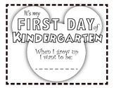 Mickey First Day Kinder or TK Sign