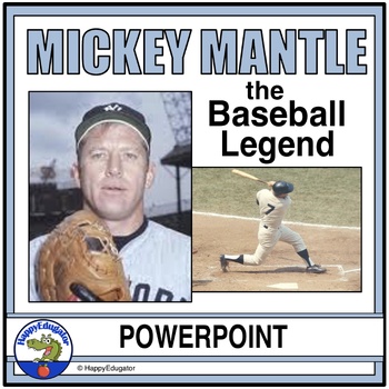 Preview of Mickey Mantle Baseball PowerPoint