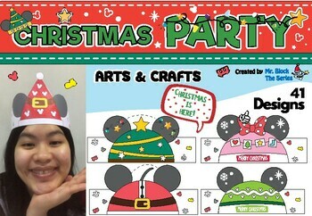 Preview of Mickey Merry Christmas Party 2022 -  Art Craft Activity - Disney Merry Christmas
