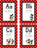 Mickey & Minnie Bible Verse ABC Posters