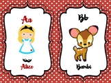 Mickey Mouse Alphabet Cards, Winnie the Pooh Alphabet Card