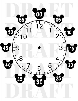 Preview of Mickey Mouse Clock