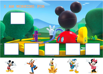Preview of Mickey Mouse Clubhouse Token Board