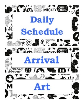 Preview of Mickey Mouse Themed Daily Schedule