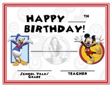 Mickey Mouse & Donald Duck Theme - Happy Birthday - Birthd