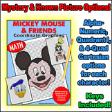 Mickey Mouse & Friends Coordinate Graph Mystery Pictures! 