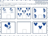 Mickey Mouse Numbers 0-19 Count and Write- Differentiated!