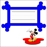 mickey mouse name tags worksheets teaching resources tpt