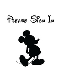 Mickey Sign in Sheet