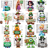 Mickey and Friends Saint Patricks Day Clipart