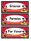 Mickey y Minnie bellas palabras