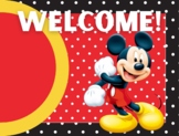 Micky Mouse Classroom Poster Set