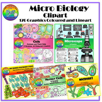 Preview of Micro Biology Clipart Bundle