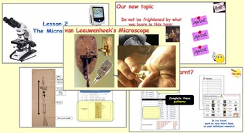 Preview of Micro organisms - 2. The microscope (PowerPoint, Worksheets and Videos)