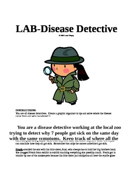 Preview of Microbe Disease Detective
