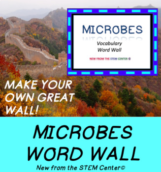 Preview of Microbes Word Wall