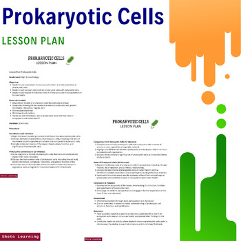 Preview of Microbial Marvels: Exploring Prokaryotic Cells - Comprehensive Lesson Plan
