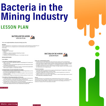 Preview of Microbial Miners: Bacteria in Mining Lesson Plan Kit
