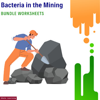 Preview of Microbial Miners Worksheet Bundle: Exploring Bacteria's Impact on Mining