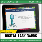 Microbial World Digital Task Cards - Boom Cards