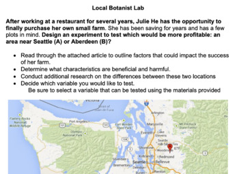 Preview of Microclimates: ELA Research with Lab Investigation for ESOL/SPED Students