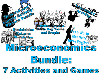 Preview of Microeconomics Activity Bundle - 7 engaging activities and games