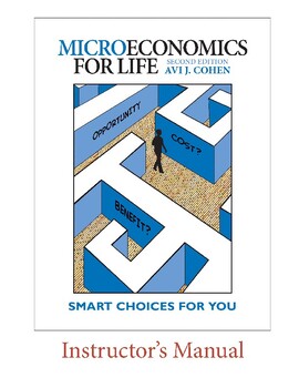 Preview of Microeconomics for Life 2nd Edition Smart Choices for You  Avi INSTRUCTOR'S