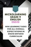 Microlearning for High School Grade 9 English ENG1D