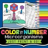 Microorganisms - Color by Number - Review Activity