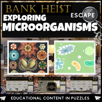 Preview of Microorganisms Escape Room