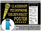Microphone Rules Poster