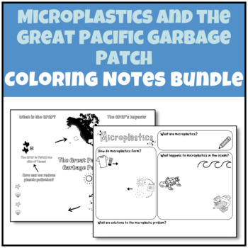 Preview of Microplastics and the Great Pacific Garbage Patch NOTES BUNDLE