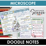 Microscope Doodle Notes + PowerPoint Slides | Science Dood