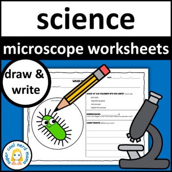 Preview of Microscope Drawing Worksheets