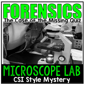 Preview of Microscope Lab Investigation: The Case of the Missing Quiz