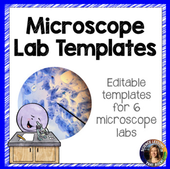 Preview of Microscope Lab Templates